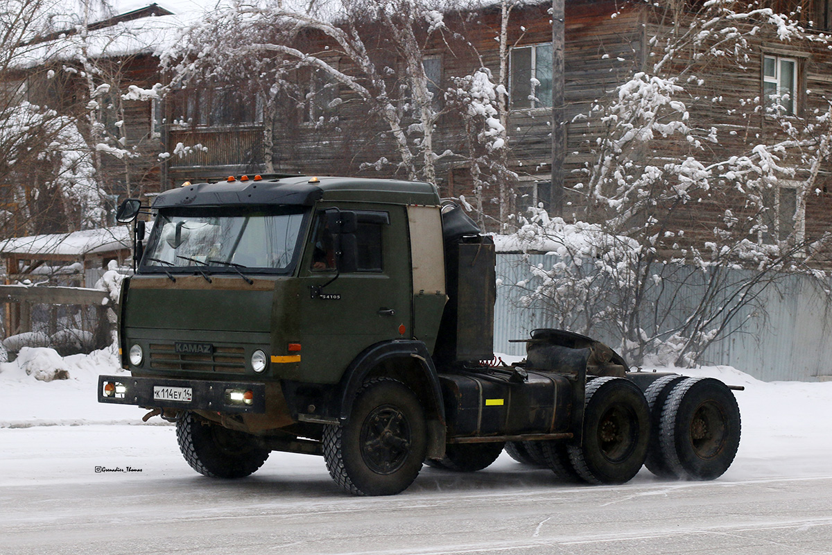 Саха (Якутия), № К 114 ЕУ 14 — КамАЗ-5410