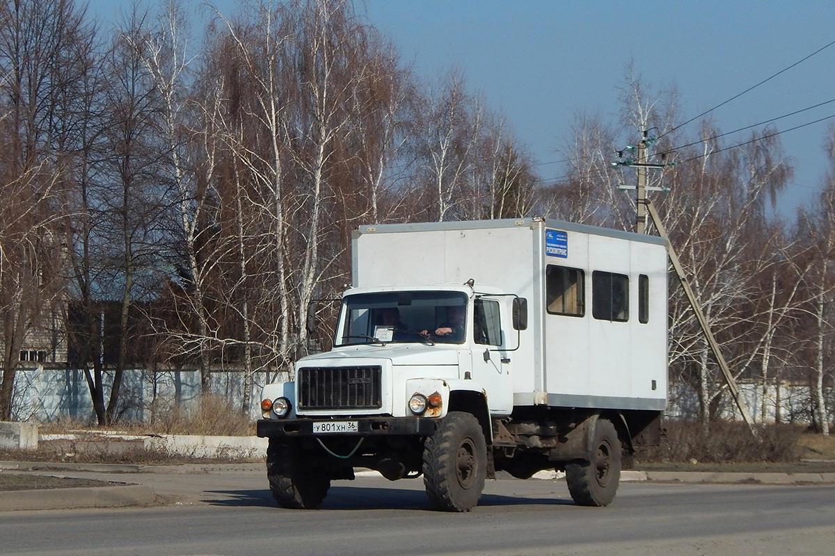 Воронежская область, № У 801 ХН 36 — ГАЗ-33081 «Садко»