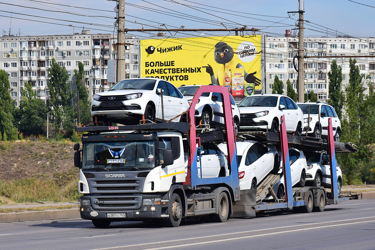 Самарская область, № А 387 СС 763 — Scania ('2004) P340