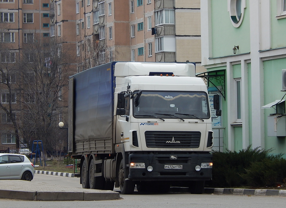 Воронежская область, № Р 472 АТ 136 — МАЗ-631219