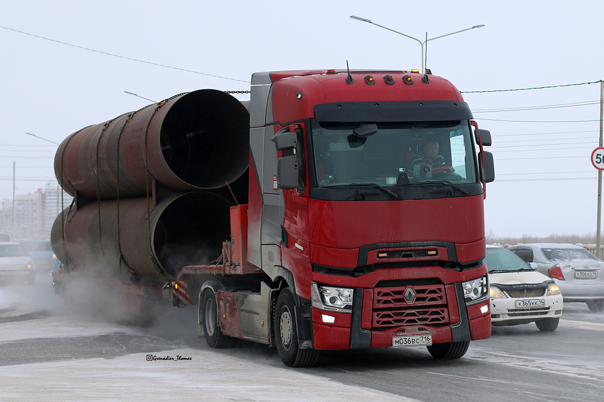 Татарстан, № М 036 ВС 716 — Renault T-Series ('2013); Renault T-Series ('2013) "Турмалин" (Саха (Якутия))