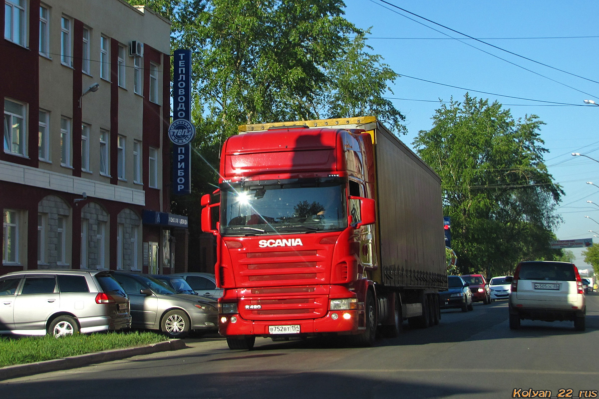 Новосибирская область, № В 752 ВТ 154 — Scania ('2004) R420