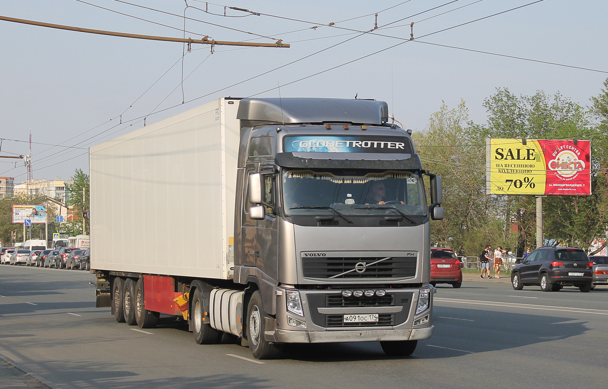 Челябинская область, № А 091 ОС 174 — Volvo ('2008) FH.440 [X9P]