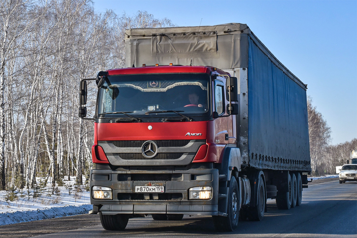 Пермский край, № Р 870 КМ 159 — Mercedes-Benz Axor (общ.м)