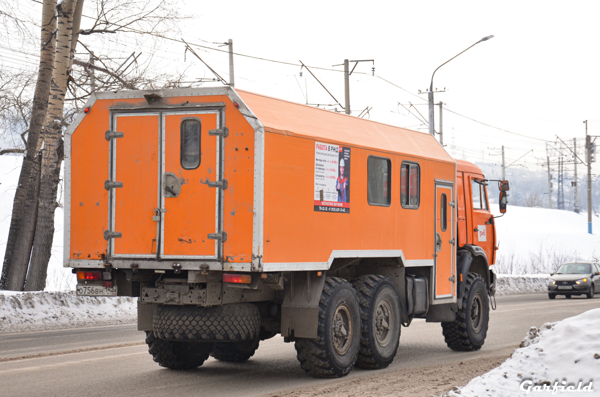 Кемеровская область, № О 756 ВН 142 — КамАЗ-43118-15 [43118R]