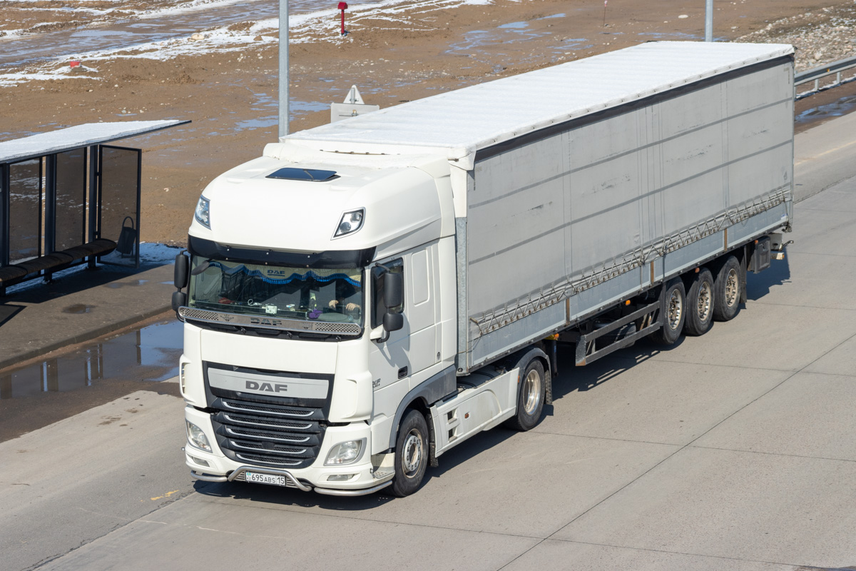 Северо-Казахстанская область, № 695 ABS 15 — DAF XF Euro6 FT