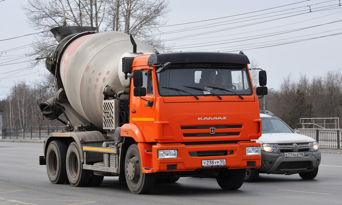 Омская область, № У 238 УР 55 — КамАЗ-65115-50