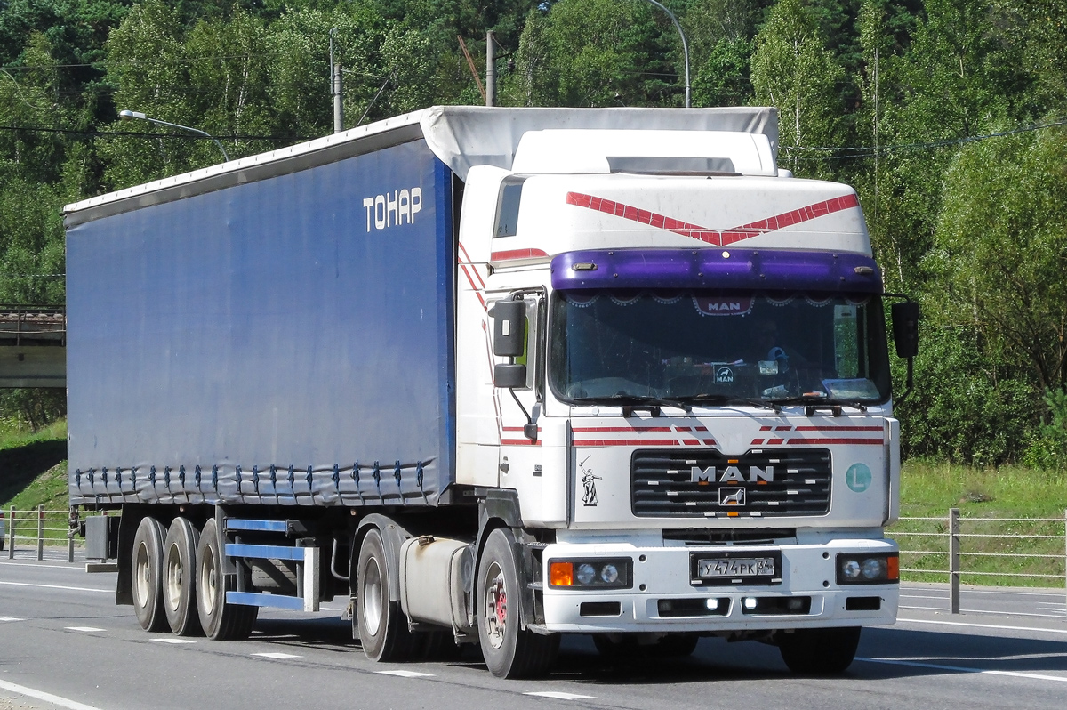 Волгоградская область, № У 474 РК 34 — MAN F2000 19.414 Волгоградская область, № У 474 РК 34 — MAN F2000 19.414