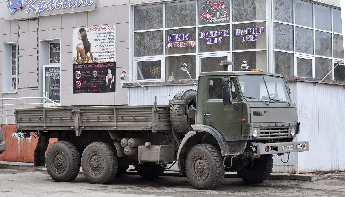 Омская область, № Н 349 МО 55 — КамАЗ-4310 Омская область, № Н 349 МО 55 — КамАЗ-4310