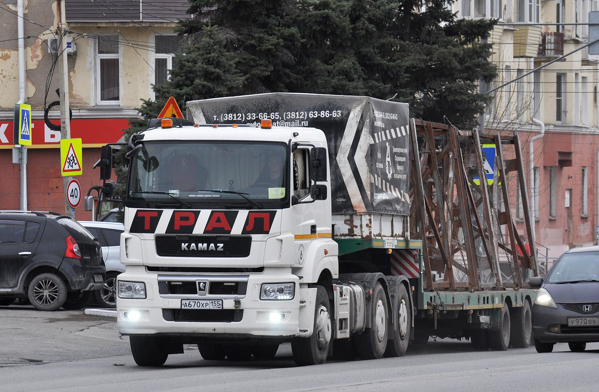 Омская область, № А 670 ХР 155 — КамАЗ-65206-T5(68) Омская область, № А 670 ХР 155 — КамАЗ-65206-T5(68)