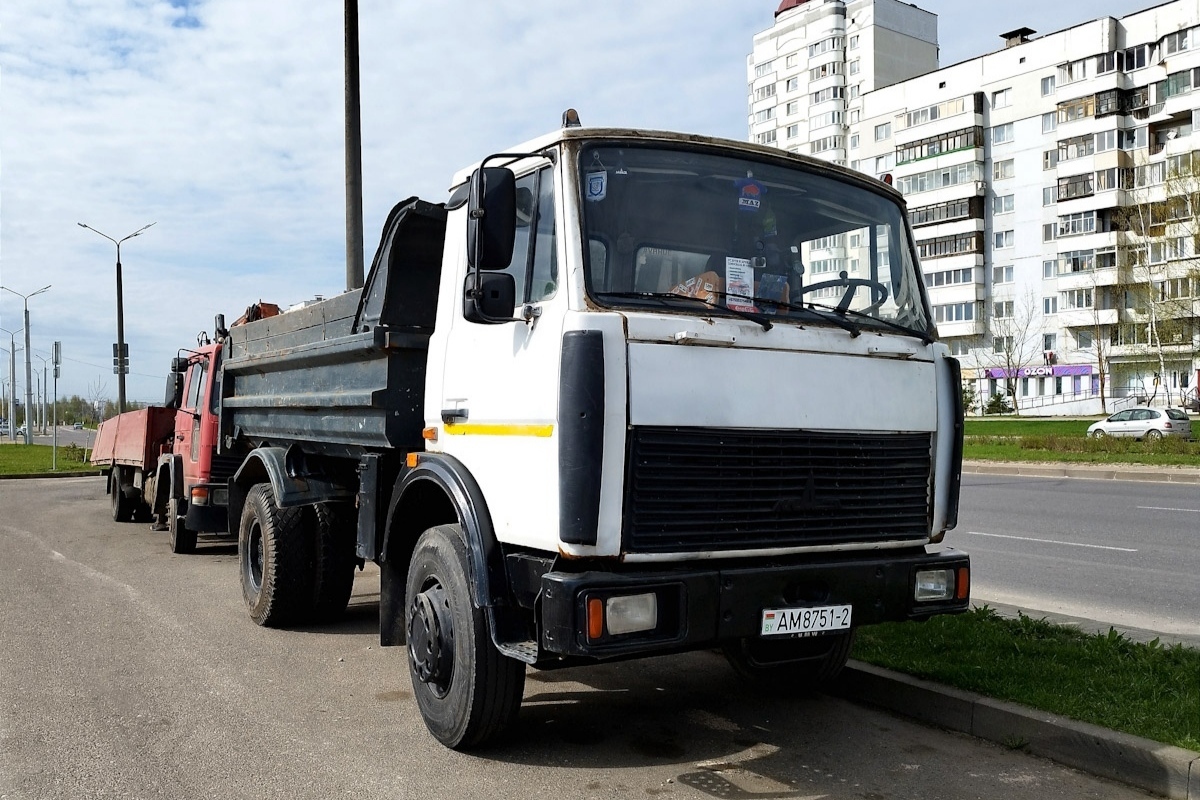 Витебская область, № АМ 8751-2 — МАЗ-5551 (общая модель) Витебская область, № АМ 8751-2 — МАЗ-5551 (общая модель)
