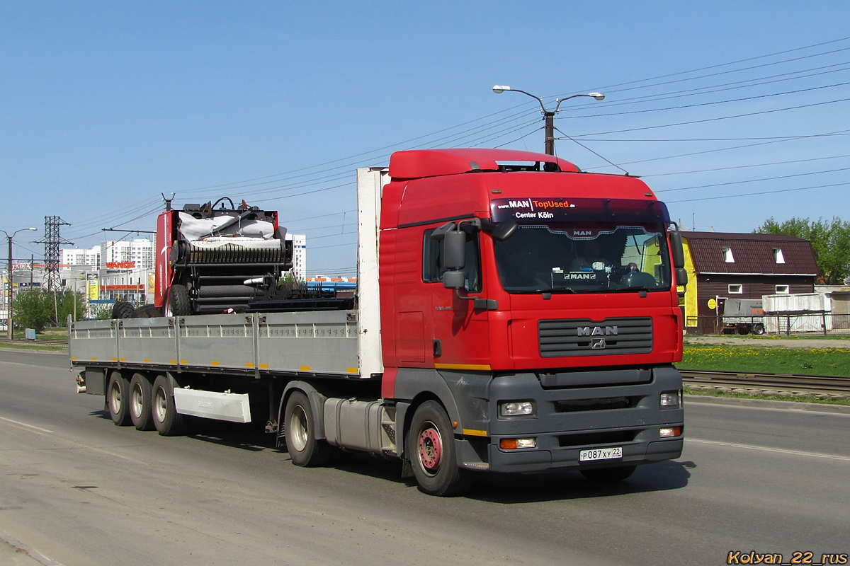 Алтайский край, № Р 087 ХУ 22 — MAN TGA 18.400 Алтайский край, № Р 087 ХУ 22 — MAN TGA 18.400