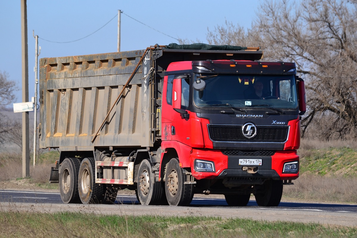 Волгоградская область, № Н 791 ВХ 134 — Shaanxi Shacman X3000 SX3318 Волгоградская область, № Н 791 ВХ 134 — Shaanxi Shacman X3000 SX3318