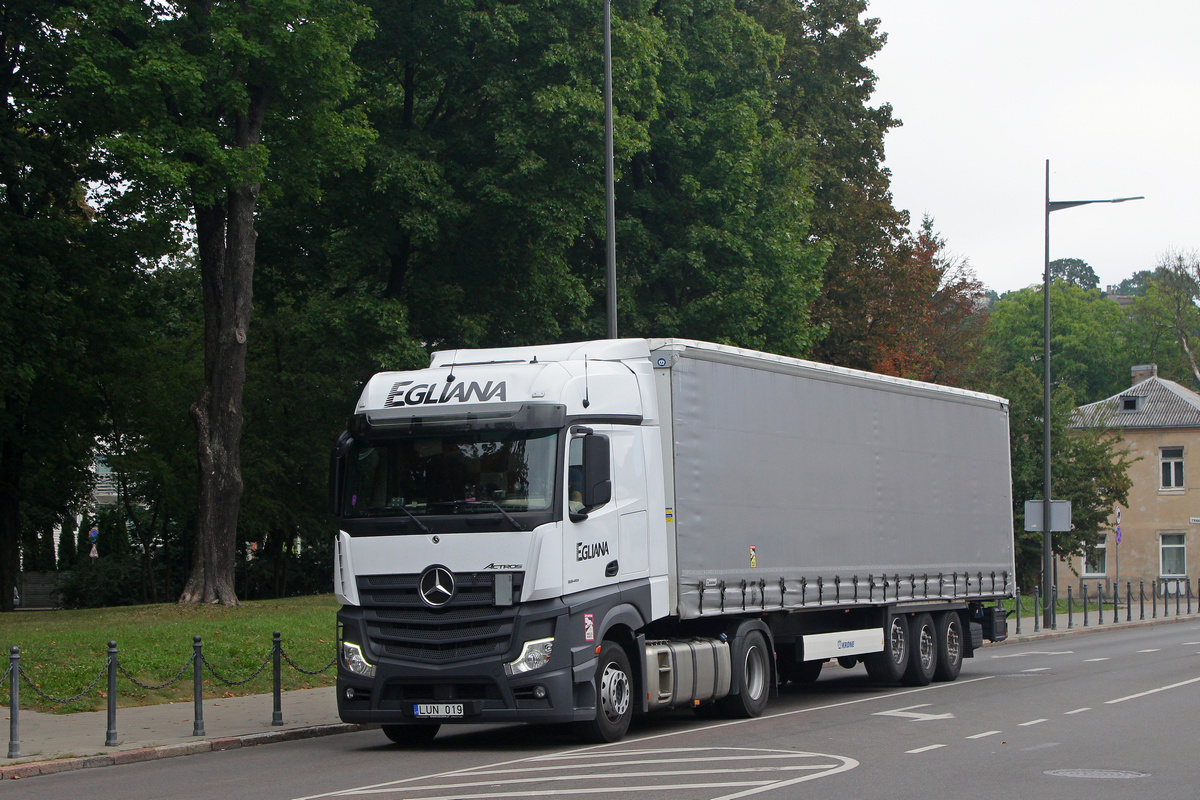 Литва, № LUN 019 — Mercedes-Benz Actros ('2018) 1845