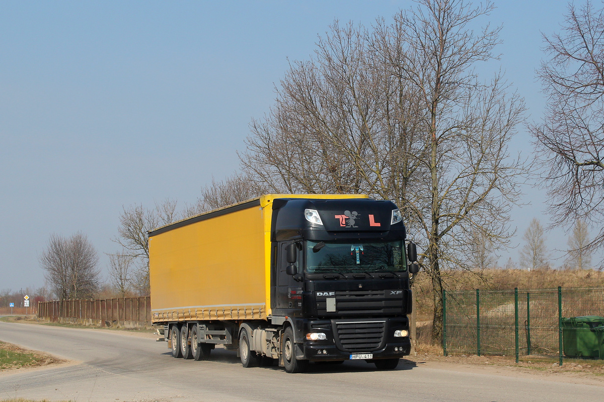 Литва, № HPU 411 — DAF XF105 FT Литва, № HPU 411 — DAF XF105 FT