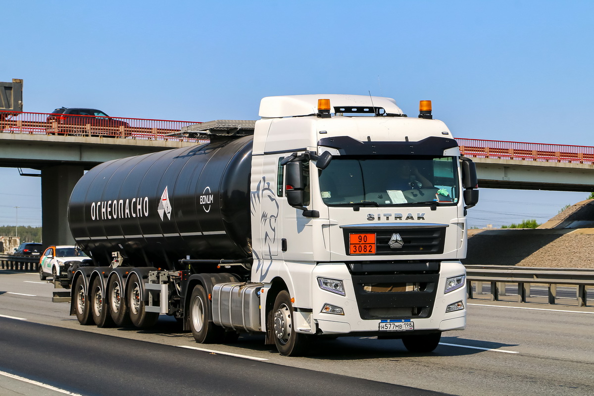 Санкт-Петербург, № Н 577 МВ 198 — Sitrak C7H ZZ4186