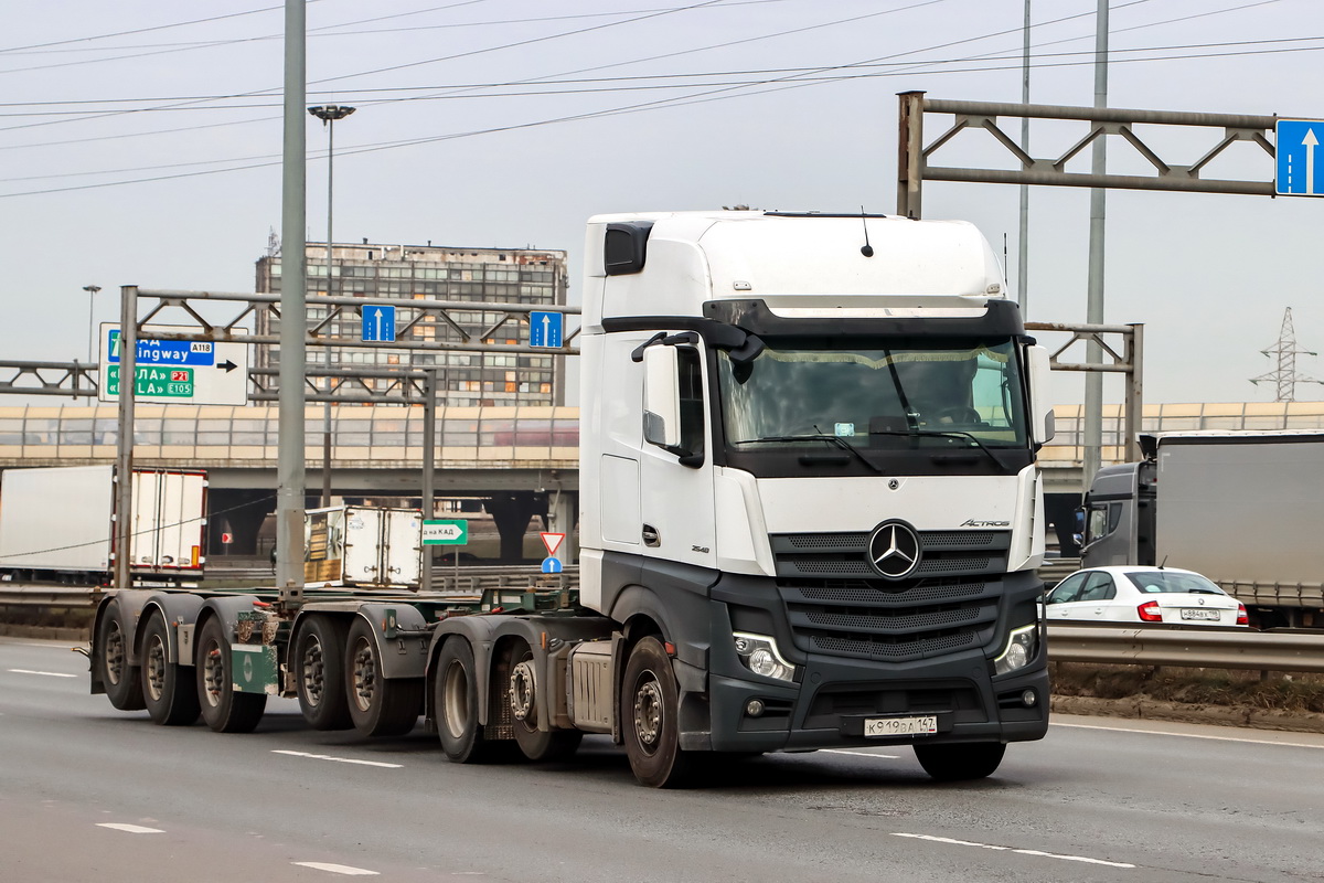 Ленинградская область, № К 919 ВА 147 — Mercedes-Benz Actros ('2018)