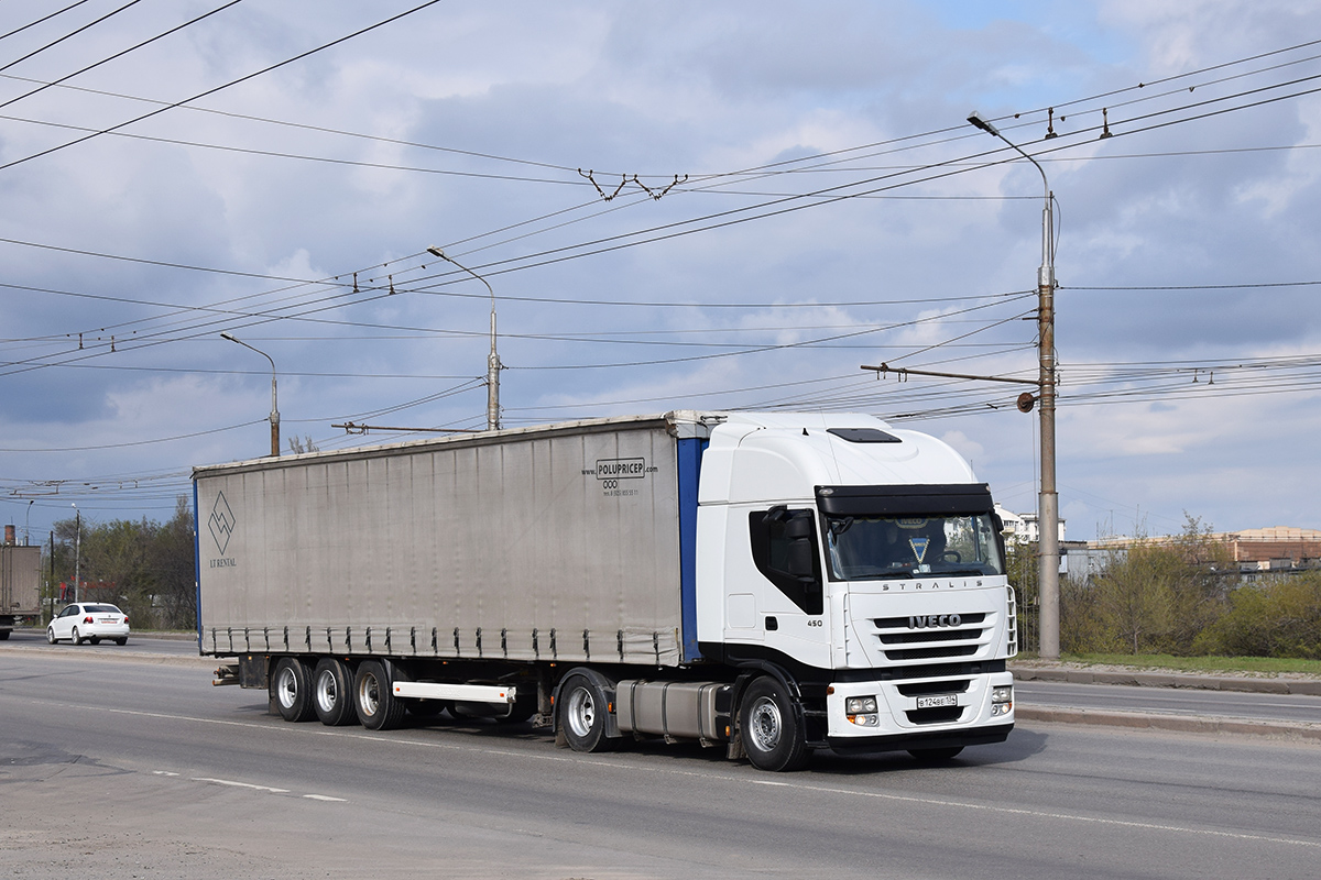Волгоградская область, № В 124 ВЕ 134 — IVECO Stralis ('2007) 450 Волгоградская область, № В 124 ВЕ 134 — IVECO Stralis ('2007) 450