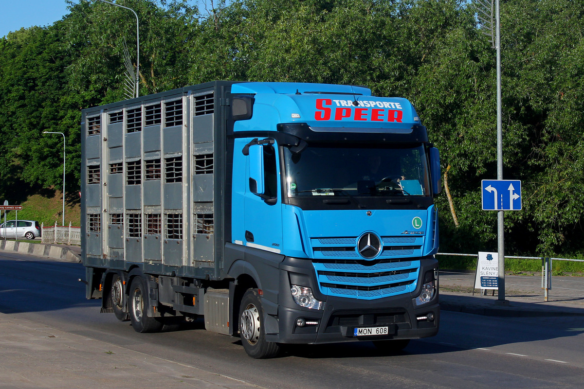 Литва, № MON 608 — Mercedes-Benz Actros ('2011) 2551 Литва, № MON 608 — Mercedes-Benz Actros ('2011) 2551