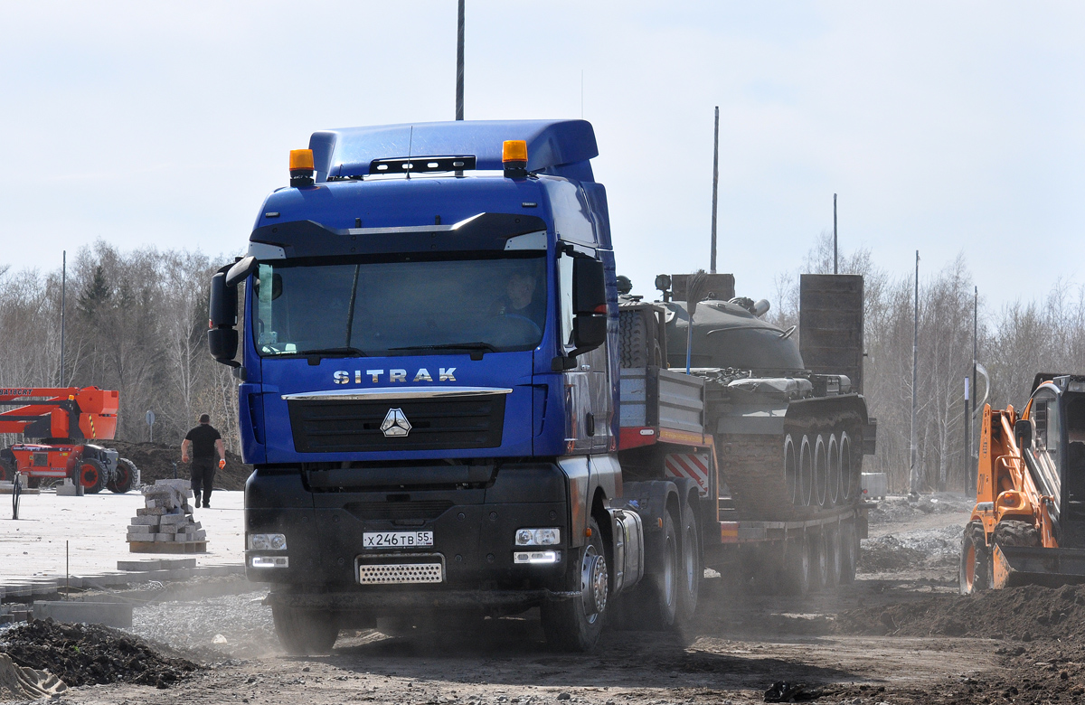 Омская область, № Х 246 ТВ 55 — Sitrak C7H ZZ4256 Омская область, № Х 246 ТВ 55 — Sitrak C7H ZZ4256