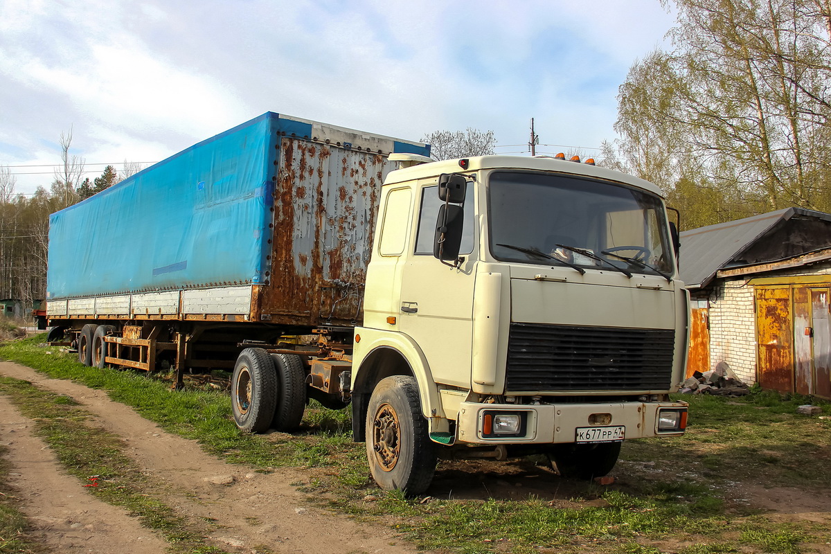 Ленинградская область, № К 677 РР 47 — МАЗ-54323