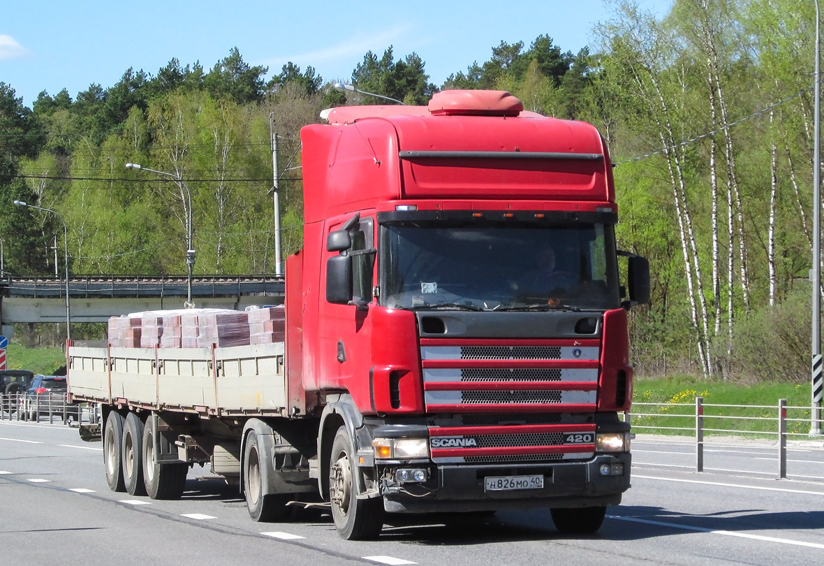 Калужская область, № Н 826 МО 40 — Scania ('2004) R420 Калужская область, № Н 826 МО 40 — Scania ('2004) R420