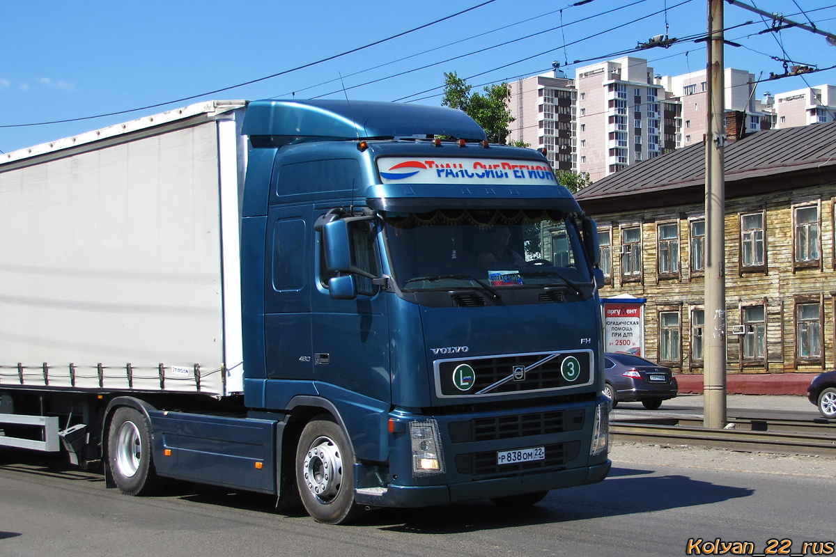 Алтайский край, № Р 838 ОМ 22 — Volvo ('2002) FH12.460 Алтайский край, № Р 838 ОМ 22 — Volvo ('2002) FH12.460