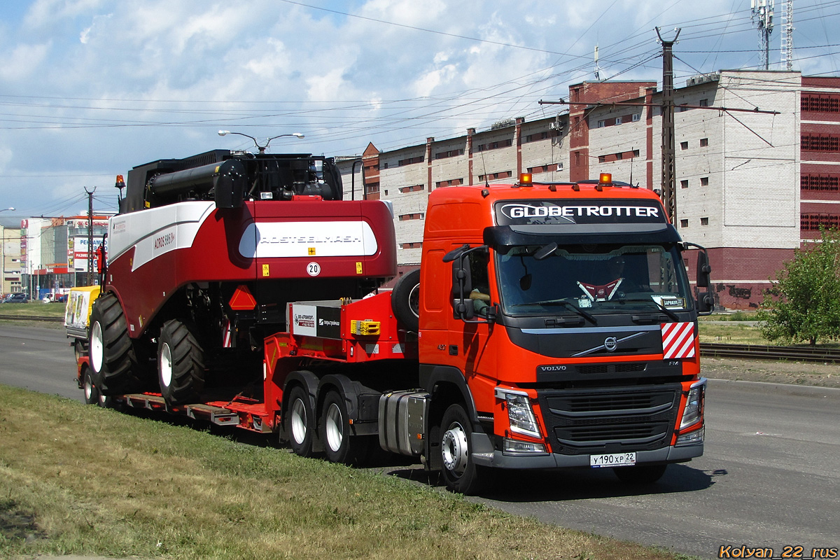 Алтайский край, № У 190 ХР 22 — Volvo ('2013) FM.420 [X9P]; Алтайский край — Новая спецтехника; Ростовская область — Новая техника Ростсельмаш