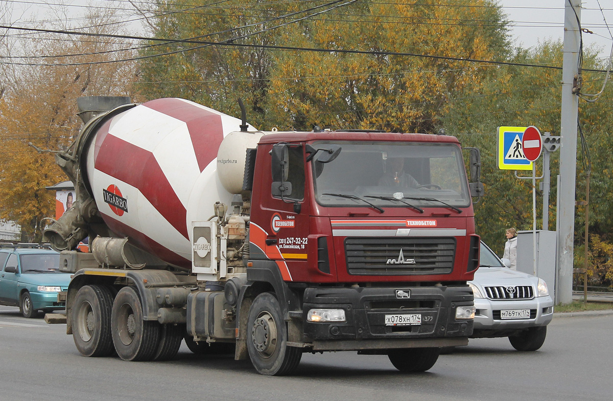 Челябинская область, № Х 078 ХН 174 — МАЗ-6312B5