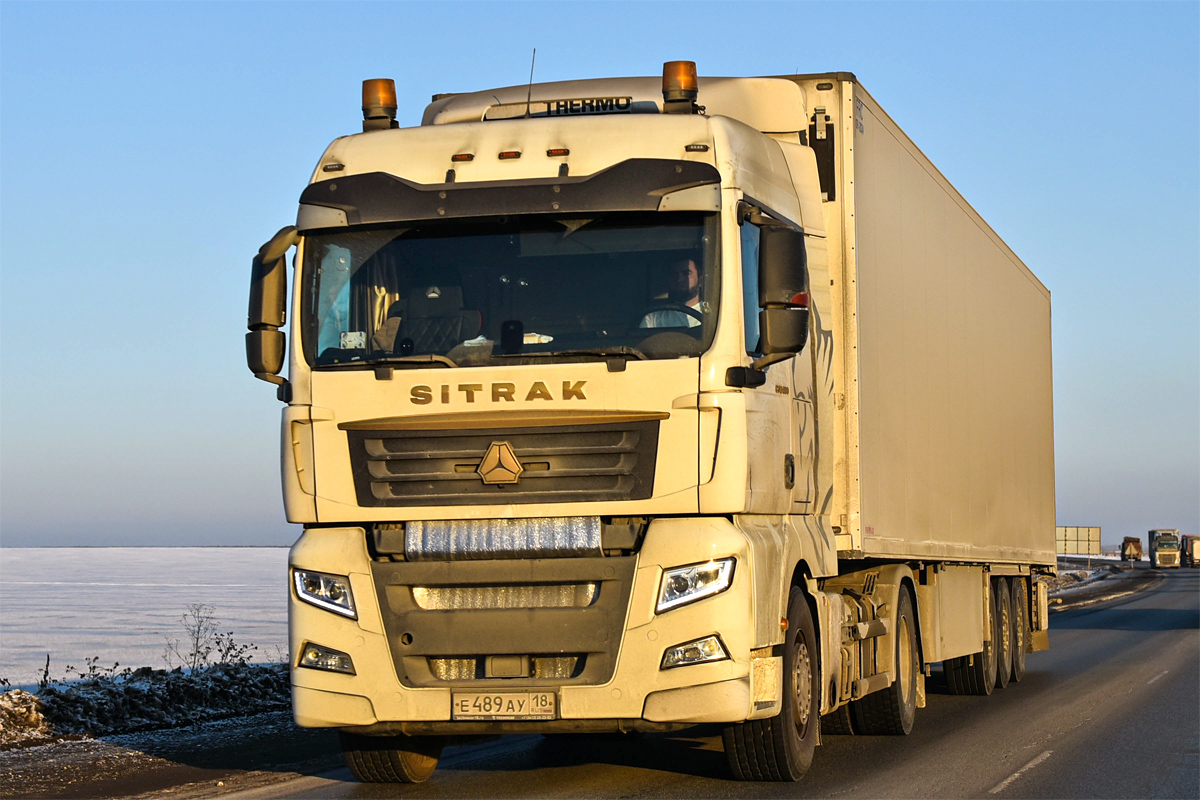 Удмуртия, № Е 489 АУ 18 — Sitrak C7H ZZ4186 Удмуртия, № Е 489 АУ 18 — Sitrak C7H ZZ4186
