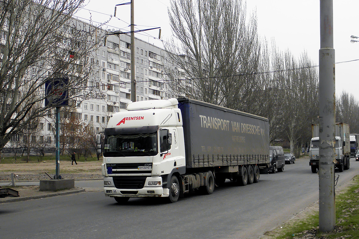 Донецкая область, № АН 5369 ЕТ — DAF CF85 FT Донецкая область, № АН 5369 ЕТ — DAF CF85 FT