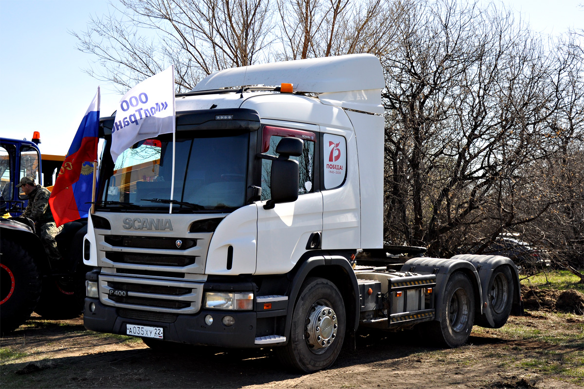 Алтайский край, № А 035 ХУ 22 — Scania ('2011) P400 Алтайский край, № А 035 ХУ 22 — Scania ('2011) P400