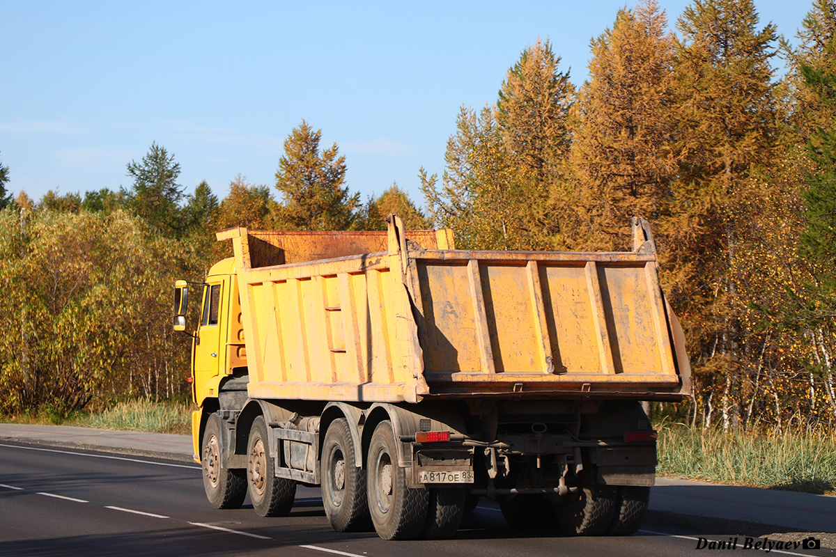 Ненецкий автономный округ, № А 817 ОЕ 83 — КамАЗ-65201-60 Ненецкий автономный округ, № А 817 ОЕ 83 — КамАЗ-65201-60