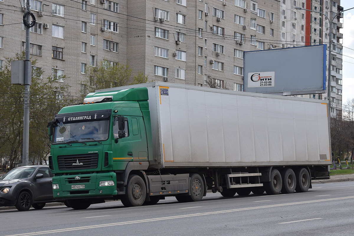 Волгоградская область, № М 874 КЕ 134 — МАЗ-5440C9 Волгоградская область, № М 874 КЕ 134 — МАЗ-5440C9