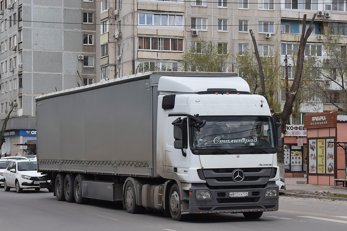 Волгоградская область, № В 802 КК 134 — Mercedes-Benz Actros '09 1841 [Z9M]