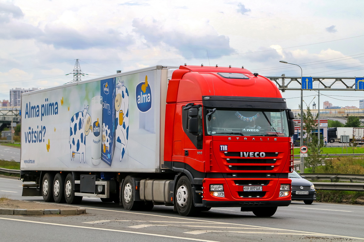 Узбекистан, № 85 F 897 GA — IVECO Stralis ('2007) 500 Узбекистан, № 85 F 897 GA — IVECO Stralis ('2007) 500
