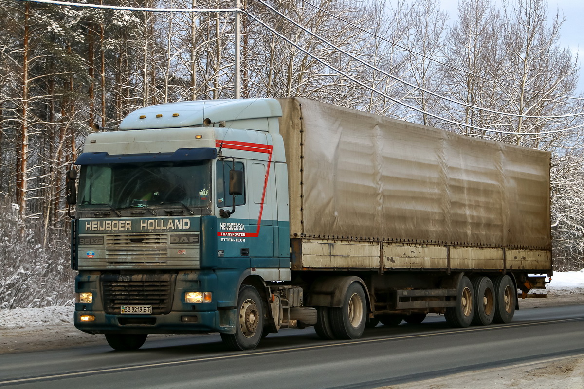 Луганская область, № ВВ 9219 ВТ — DAF 95XF FT