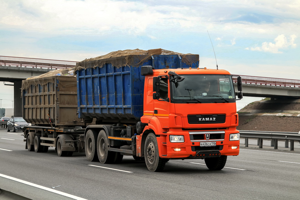 Санкт-Петербург, № А 436 СА 198 — КамАЗ-6580-S5(87)