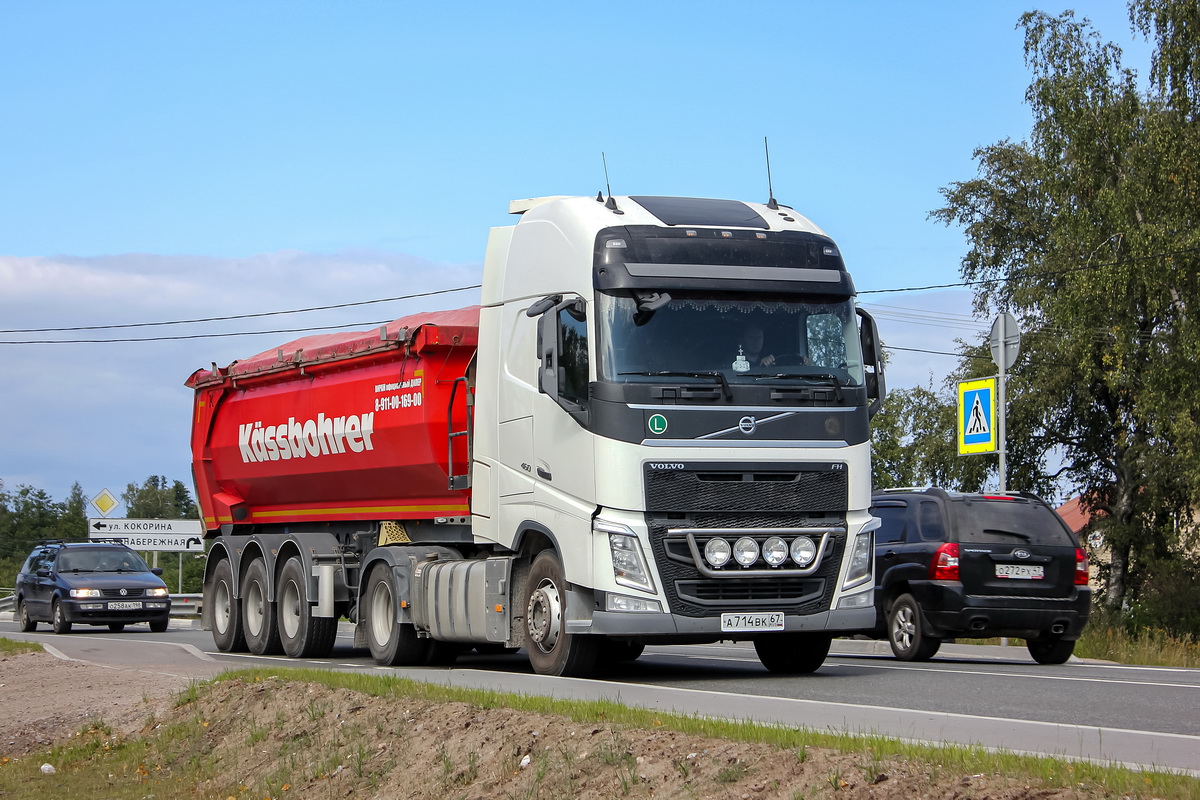 Смоленская область, № А 714 ВК 67 — Volvo ('2012) FH.460 [X9P]