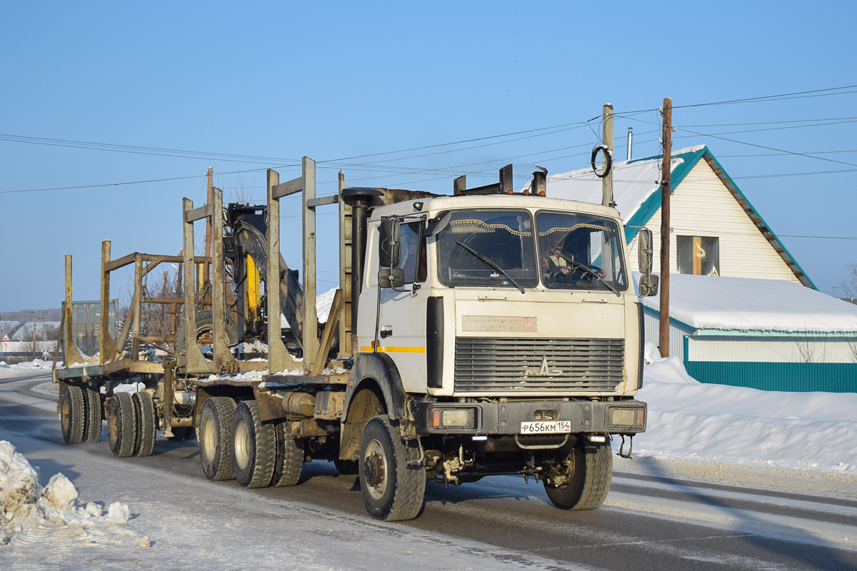 Новосибирская область, № Р 656 КМ 154 — МАЗ-6317F9