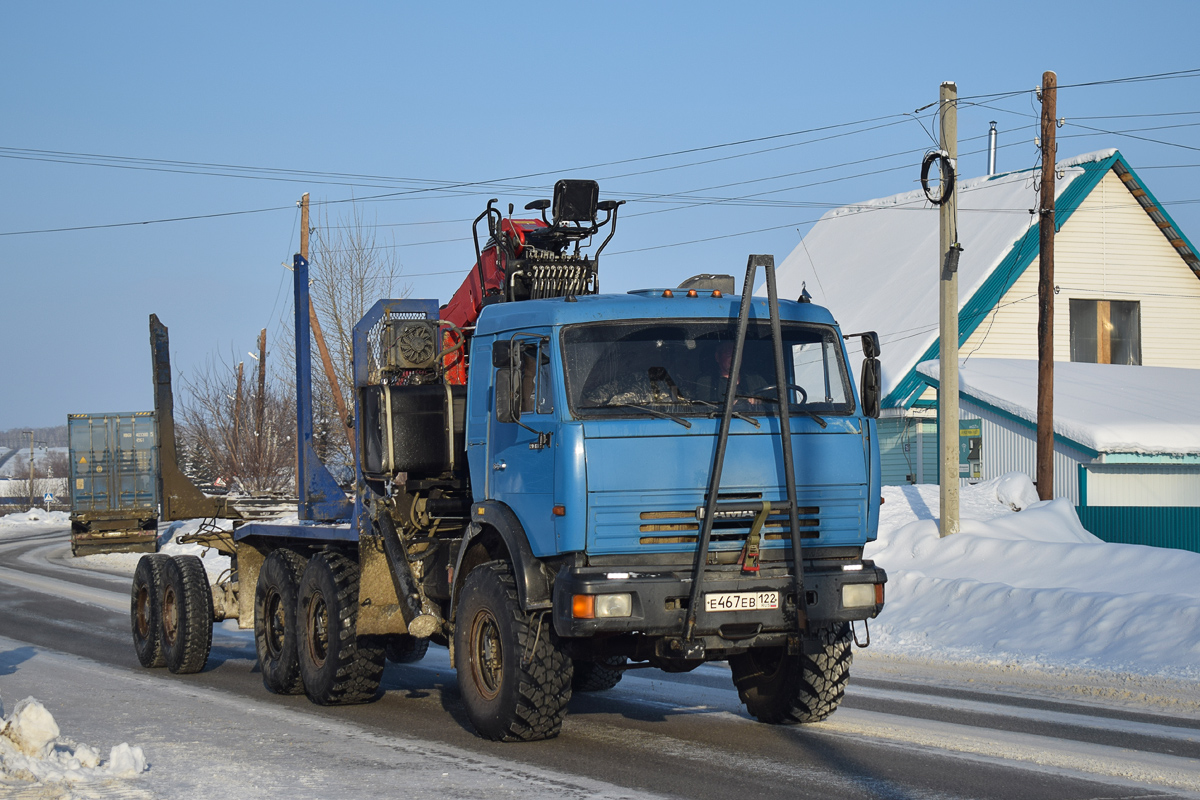 Алтайский край, № Е 467 ЕВ 122 — КамАЗ-43118-10 [43118K]