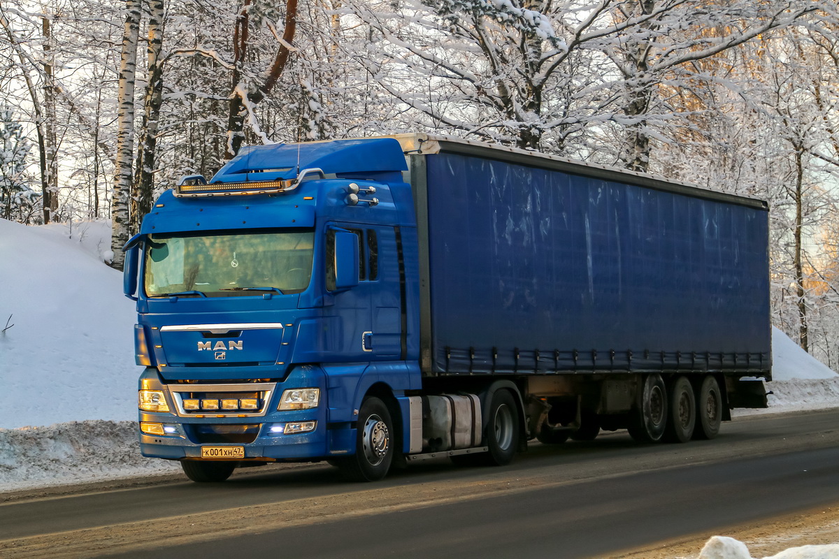Ленинградская область, № К 001 ХН 47 — MAN TGX ('2007) 18.440 Ленинградская область, № К 001 ХН 47 — MAN TGX ('2007) 18.440