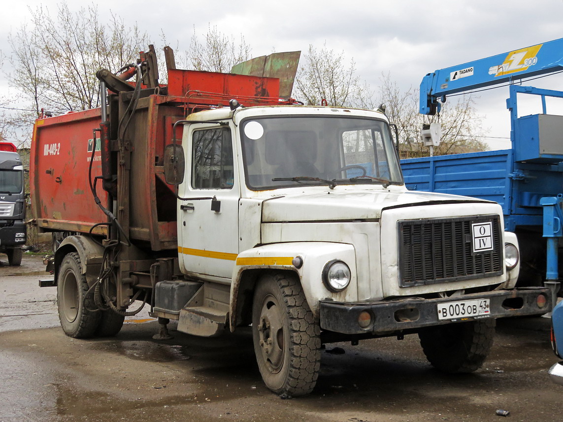 Кировская область, № В 003 ОВ 43 — ГАЗ-3309