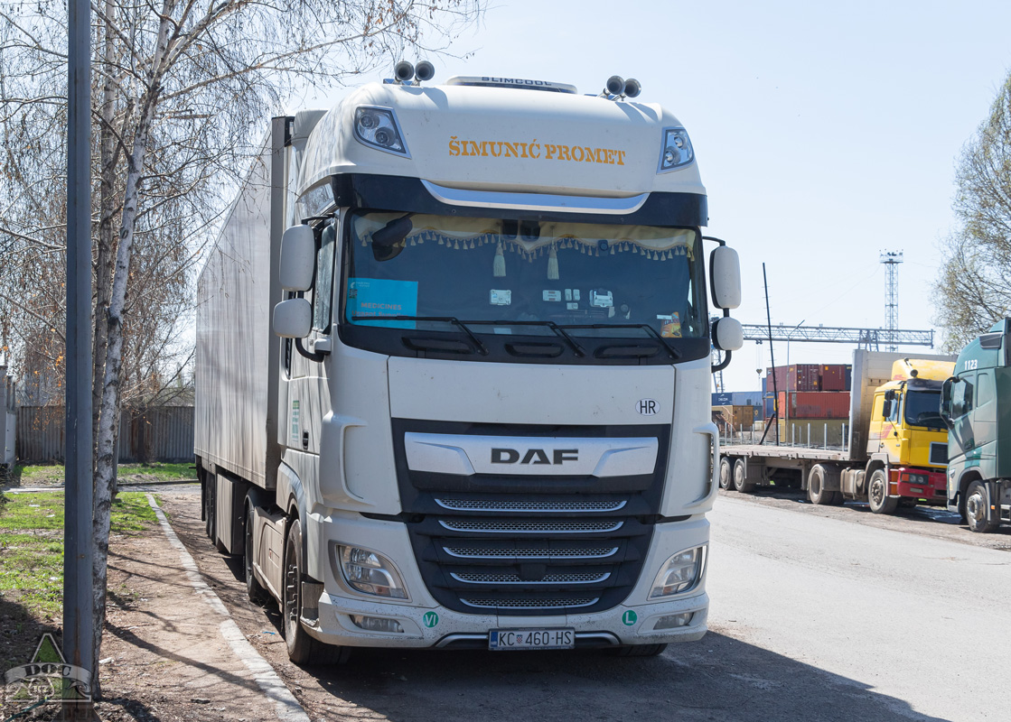 Хорватия, № KC 460-HS — DAF XF Euro6 FT