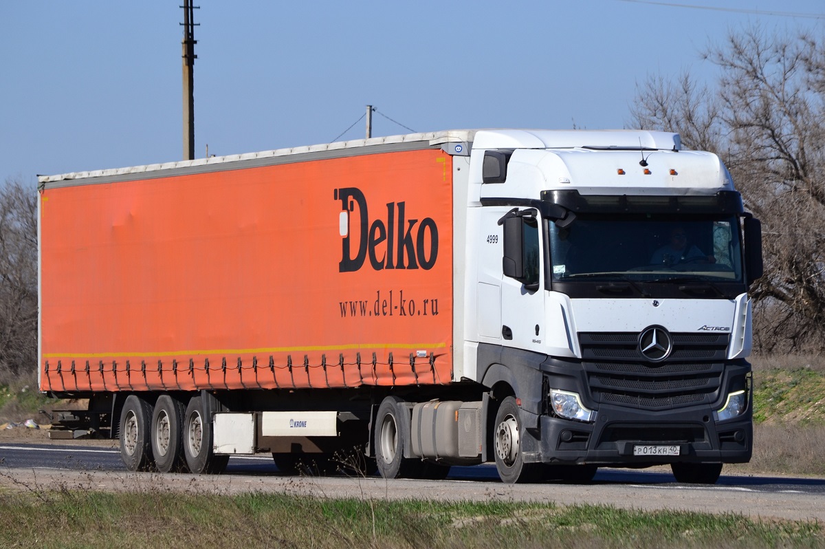 Калужская область, № 4999 — Mercedes-Benz Actros '18 1845 [Z9M]
