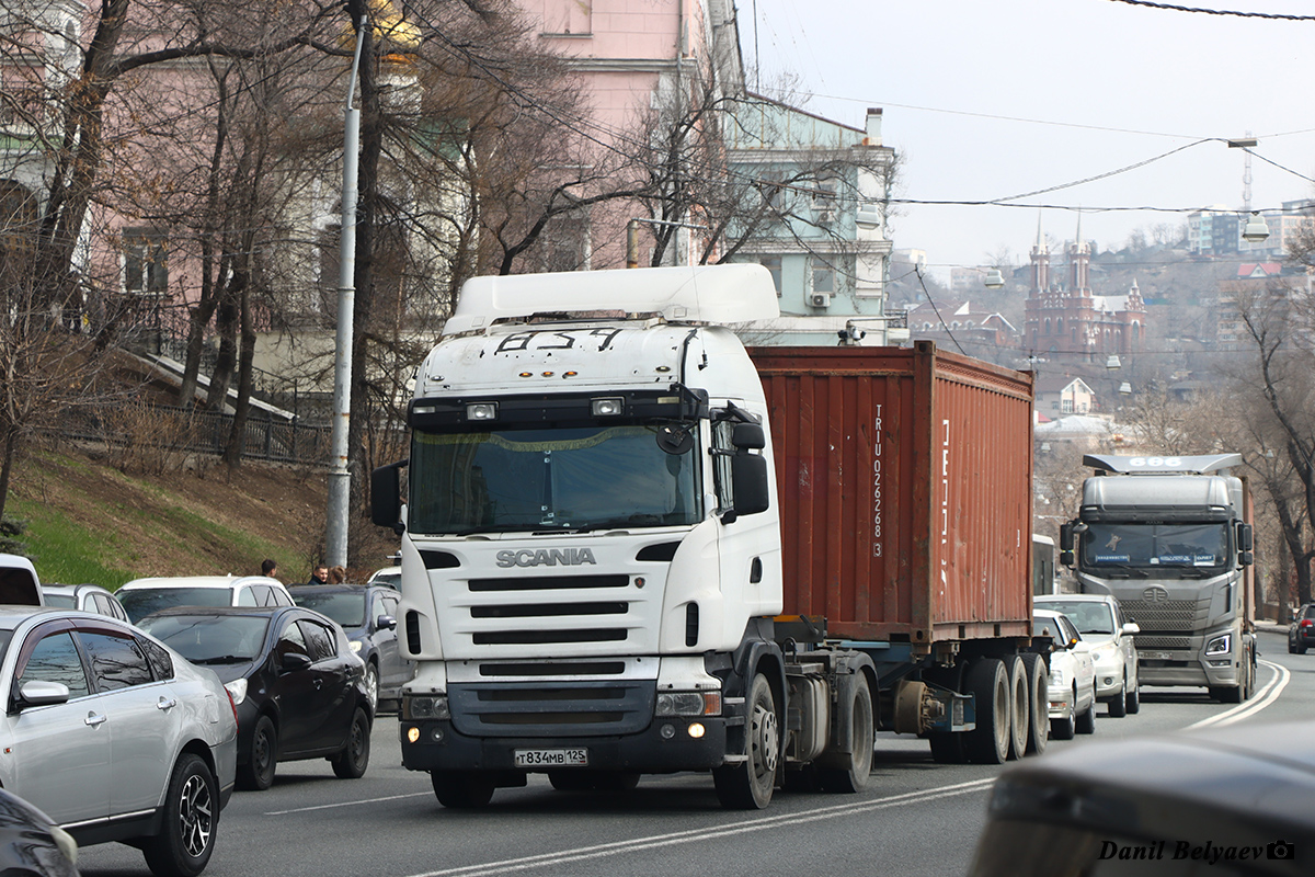Приморский край, № Т 834 МВ 125 — Scania ('2004) P340 Приморский край, № Т 834 МВ 125 — Scania ('2004) P340