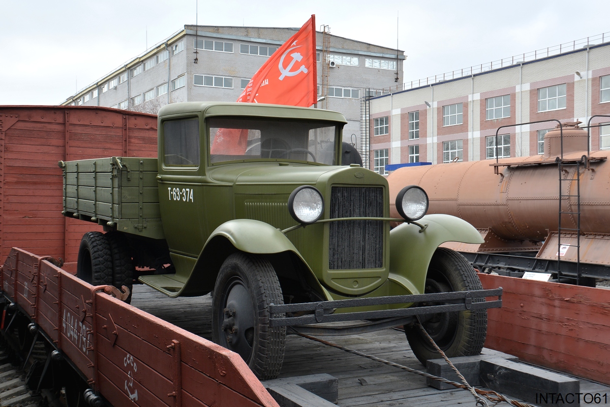 Ростовская область, № Т-63-374 — ГАЗ-АА; Ростовская область — Автомобили на постаментах; Техника на постаментах, памятники (Ростовская область) Ростовская область, № Т-63-374 — ГАЗ-АА; Ростовская область — Автомобили на постаментах; Техника на постаментах, памятники (Ростовская область)