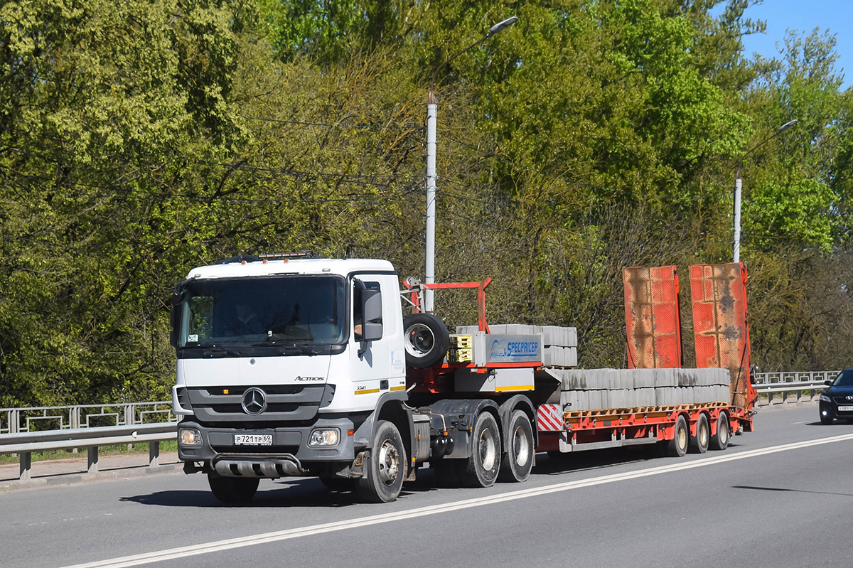 Тверская область, № Р 721 ТР 69 — Mercedes-Benz Actros '09 3341 [Z9M]