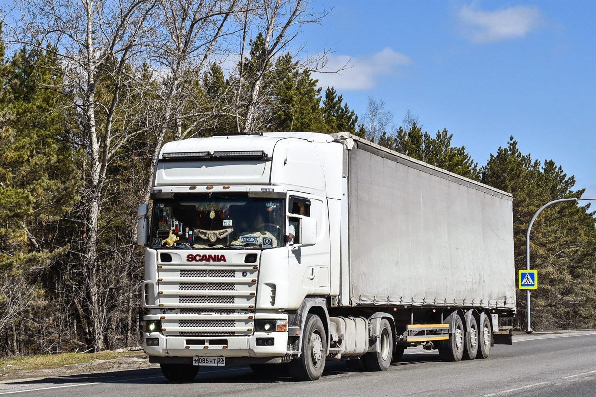 Астраханская область, № М 086 НТ 30 — Scania ('1996) R124G Астраханская область, № М 086 НТ 30 — Scania ('1996) R124G