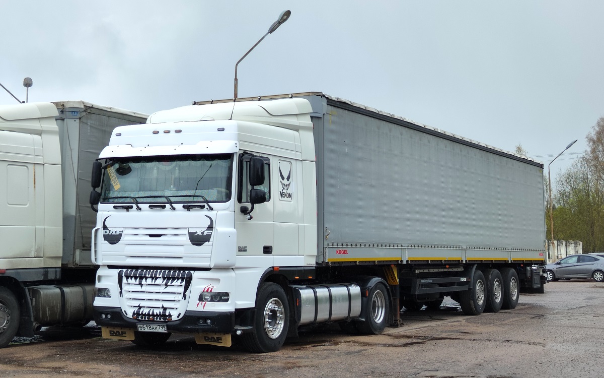 Москва, № В 618 ВК 799 — DAF XF105 FT